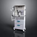 Medical Equipment Cart With Display Screen Control Panel And Drawers On Wheels