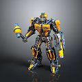 Bumblebee Transformers Robot Sci-Fi Robot Characters 3d model