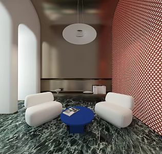 Modern Leisure Area 3d model