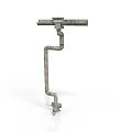 Industrial Metal Pipe Equipment With Curved Structure And Connecting Parts