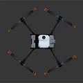 Multirotor Aerial Drone For Space Exploration Research And Satellite Deployment