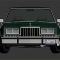 Green Classic Sedan With Sleek Body Chrome Accents And Black Wheels