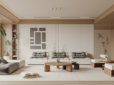 modern living room model