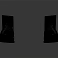Gray Lace Up Boots With Sleek Modern Design And Flat Sole For Stylish Wear