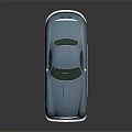 Blue Vintage Classic Sports Car With Streamlined Design And White Wheels