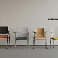 POLIFORM Stylish Modern Chairs With Various Colors And Metal Frames Design