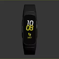 Gray Fashion Smart Fitness Band With Silicone Strap And Digital Step Time