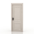 Modern Interior Door Solid Wood Door 3d model