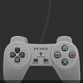 PONY Playstation Game Controller With SELECT START Triangle Circle X Square Buttons And Cable