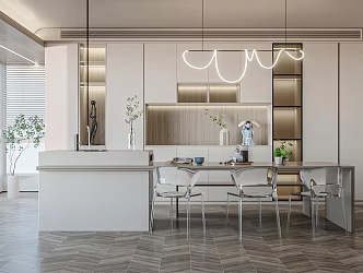 Modern Restaurant 3d model