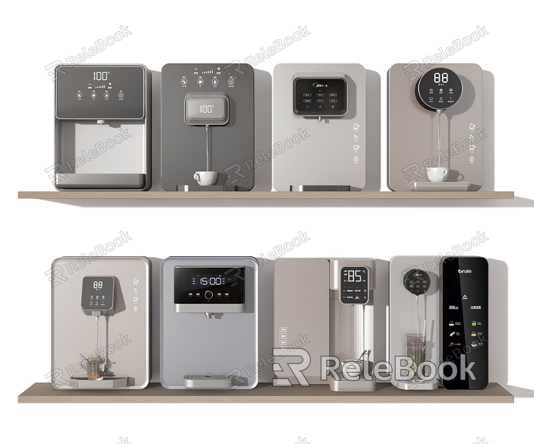 Modern water dispenser coffee machine model