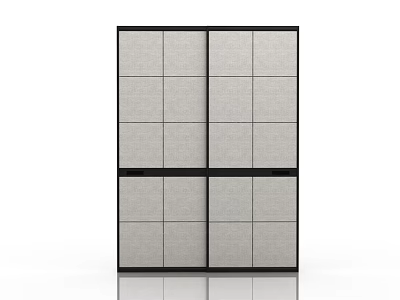 Wardrobe sliding door 3d model