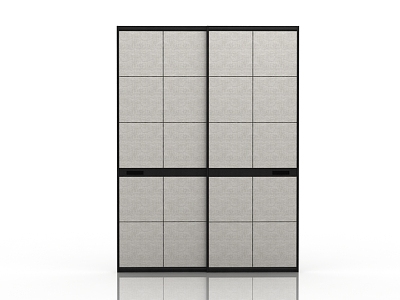 Wardrobe sliding door 3d model