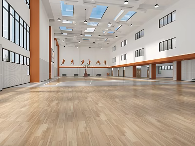 modern gymnasium 3d model