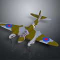 Green And White Space Shuttle Model With Red Blue Markings For Cosmic