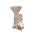 Heavy Duty Industrial Equipment With Funnel Shaped Hopper And Stable Metal Stand For Material Crushing