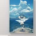 Decorative Painting Figure Painting Landscape Painting Animal Painting 3d model