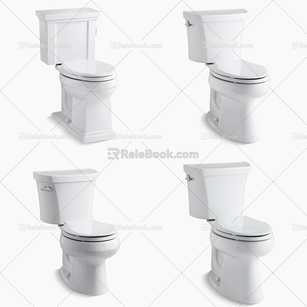 Kohler Toilet Combination Toilet 3d model