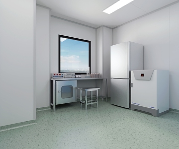 Modern Laboratory 3d model