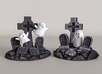 Halloween hand ornaments souvenirs 3d model