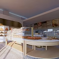 Modern Bakery Fast Food Shop Bakery 3d model
