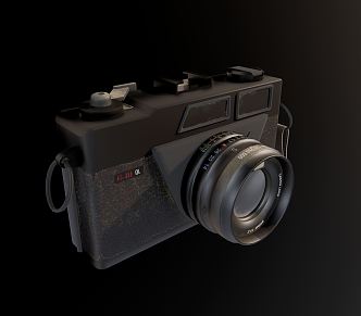 modern camera canon do old camera 3d model