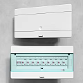 Distribution box power box weak box circuit breaker leakage protector knife switch 3d model