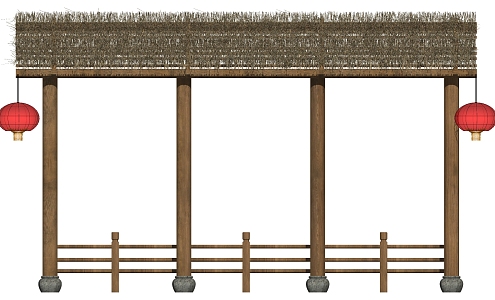 Chinese eaves 3d model