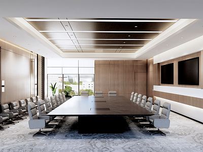 Modern Meeting Room Meeting Table and Chair model