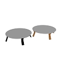 Round Coffee Table Marble Coffee Table Metal Coffee Table 3d model