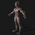 Horror Monster Alien Character PBR Material Next Generation Mature Role Playing Game Character Game Demon King 3d model