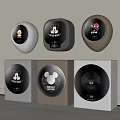 Modern Design Washing Machines Featuring Mickey Mouse Motifs And Various Color Finishes
