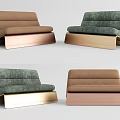 Modern Baxter Single Sofa 3d model