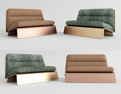 Modern Baxter Single Sofa 3d model