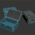 Tool Box Iron Box Iron Box Iron Trunk Box Box Box Luggage Leather Box Leather Box Container 3d model