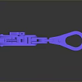 Blue Metal Clamp Tool With Screw Fastened Structure And Ring End Design