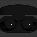 Wireless Earbuds With Gray Charging Case Copper Accents And Modern Portable Design