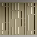 Beige Modern Background Wall With 3D Geometric Textured Patterns For Interior Design
