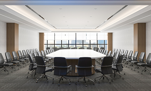 Modern Meeting Room Building Meeting Room 3d model