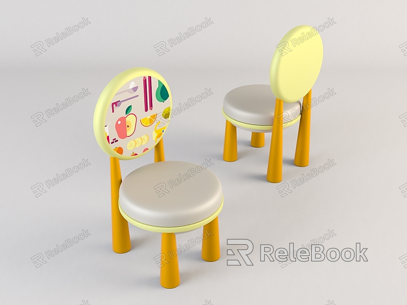 Modern Children's Chair Home Chair model