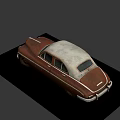 Rusty Vintage Classic Car With Retro Design And Rustic Exterior Details