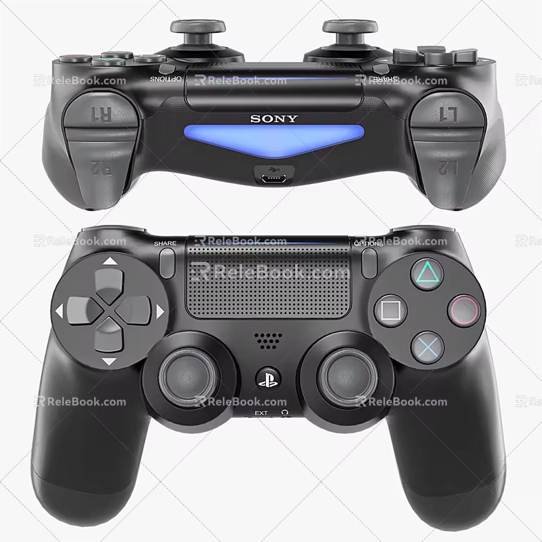 Modern Game Handle Game Handle 3d model