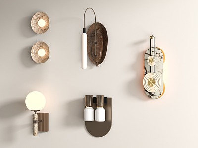 Wall lamp indoor 3d model