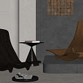 Recliner Rocking Chair 3d model