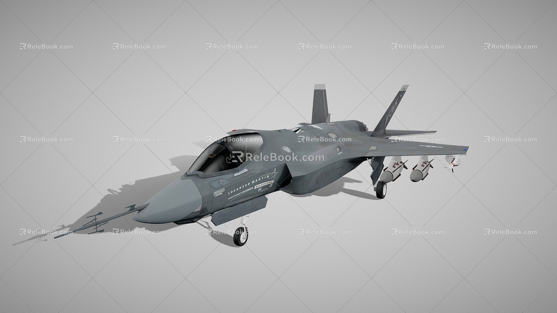 Aircraft Fighter 3d model