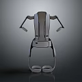 Modern Gray Daily Living Product With Shoulder Straps And Supportive Structure Design