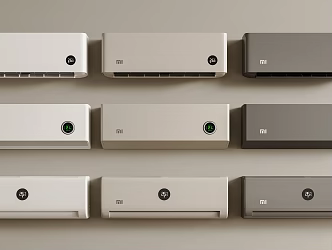 Air Conditioner Air Conditioner Hanging Air Conditioner Wall Hanging Air Conditioner Cream Air Conditioner Hanging Air Conditioner 3d model
