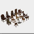 Vintage Wooden Chairs Collection With Various Traditional Designs And Styles