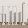 Roman Column 3d model