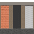 Stereo wall background wall 3d model